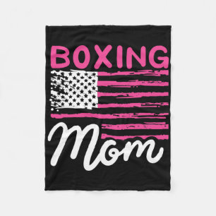 Manta Polar Boxeo Mamá Boxeo Madre Kickboxing Mami Mama Mot