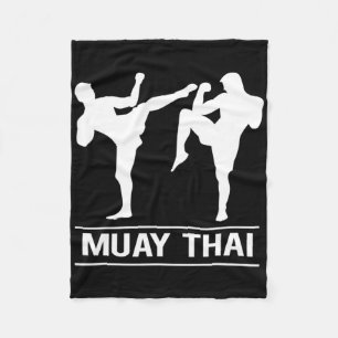 Manta Polar Boxeo Tailandés Kickboxing Mma Luchadores Muay Tha