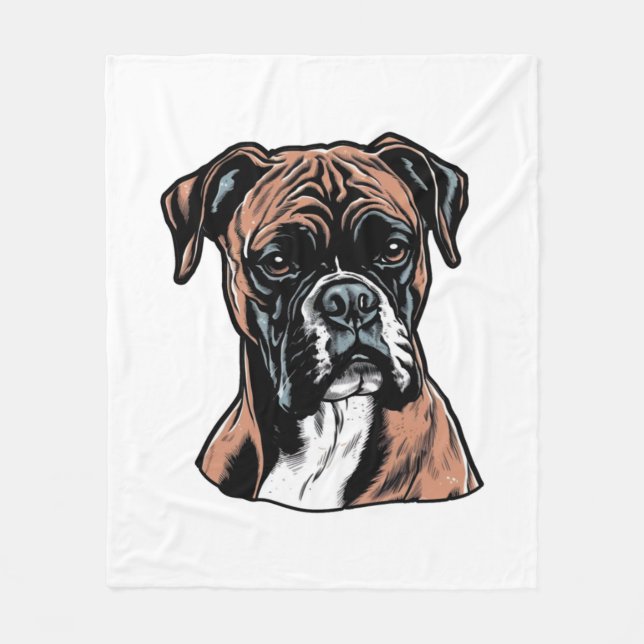 Manta Polar Boxer Buddy Protección Humorosa (Anverso)