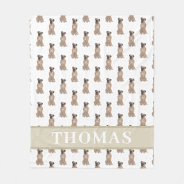 Manta Polar Boxer Personalizado (Máscara de Cervato)