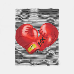 Manta Polar Boxing Design Fleece Blanket