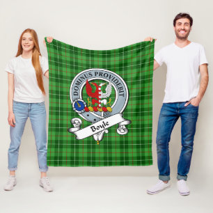 Manta Polar Boyle Clan Badge Tartan Plaid