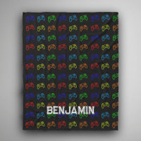 Boys Playstation Fleece Blanket personalizado