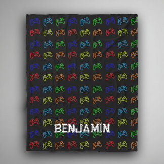 Manta Polar Boys Playstation Fleece Blanket personalizado