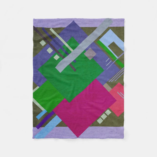 Manta Polar Brahaus geométrico (Anverso)