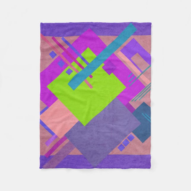 Manta Polar Brahaus geométrico (Anverso)