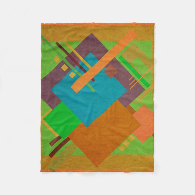 Manta Polar Brahaus geométrico (Anverso)