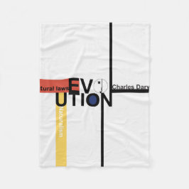 Manta Polar Brahaus geométrico con tipografía