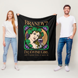 Manta Polar Brandy (soy chica de vinos)