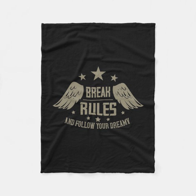 Manta Polar Break Rules And Follow Your Dreamy (Anverso)