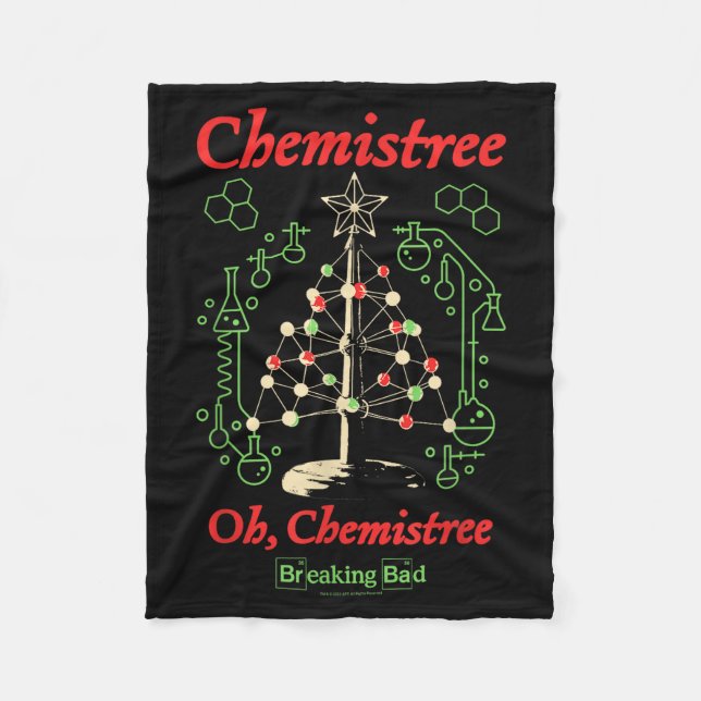 Manta Polar Breaking Bad Oh Chemistree Funny Christmas Science (Anverso)