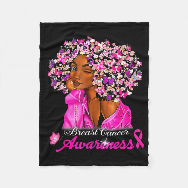 Manta Polar Breast Cancer Awareness African American Women Mel (Anverso)
