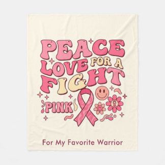 Manta Polar Breast Cancer Awareness / Paz Amor Lucha