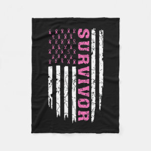 Manta Polar Breast Cancer Awareness Pink Ribbon Survivor Ameri