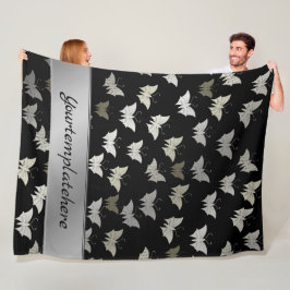 Manta Polar brillante, brillante, mariposas exclusivas + patró