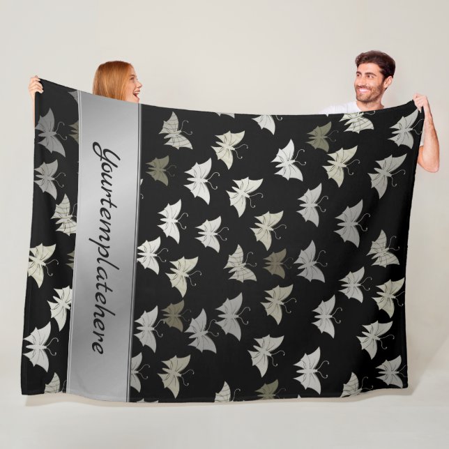 Manta Polar brillante, brillante, mariposas exclusivas + patró (In situ)