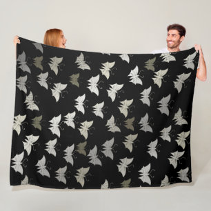 Manta Polar brillante, brillante, mariposas exclusivas + patró