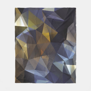 Manta Polar Brillante vintage triangular, textura diamantífera