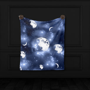 Manta Polar Brillo de luz lunar Fases lunares en las nubes d