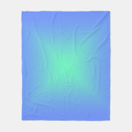 Manta Polar Brillo holográfico brillante azul a verde aguamari