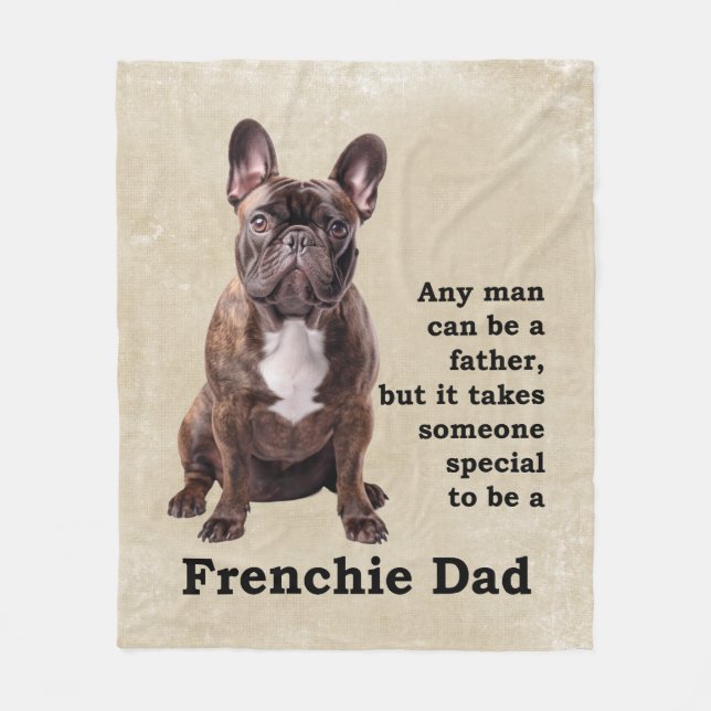 Manta Polar Brindle French Bulldog Dad (Anverso)