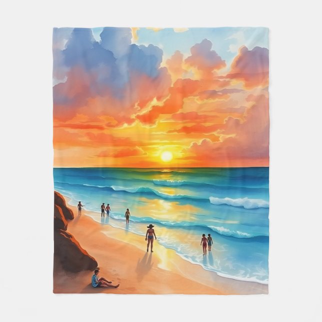 Manta Polar Brisa oceánica y fuertes cielos (Anverso)