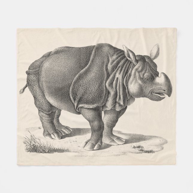 Manta Polar Brodtmann Rhinoceros Sketch (Frente (Horizontal))