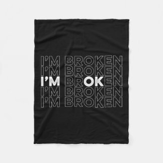 Manta Polar Broken I m Ok Mental Health Awareness