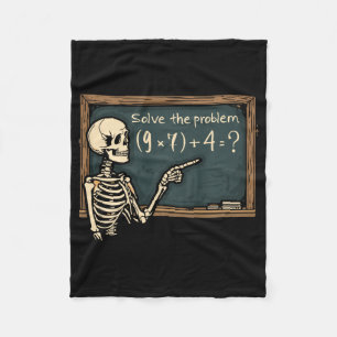Manta Polar Broma 67 Meme Brainrot Chiste Halloween Esqueleto