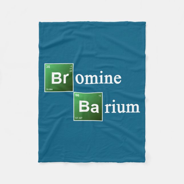 Manta Polar Bromine And Barium Periodic Table Chemistry Elemen (Anverso)