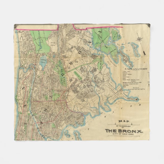 Manta Polar Bronx, Nueva York (Frente (Horizontal))