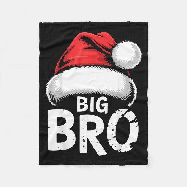 Manta Polar Brother Big Christmas Santa Family Matching Pajama (Anverso)