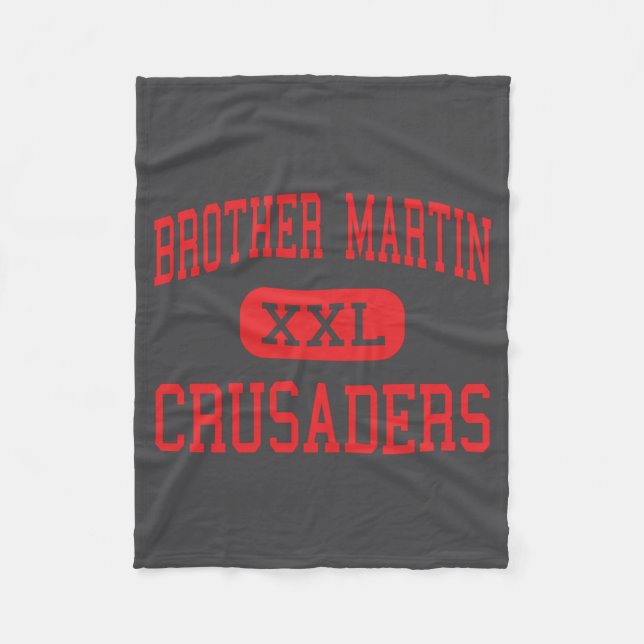 Manta Polar Brother Martin Crusaders High New Orleans _1  (Anverso)