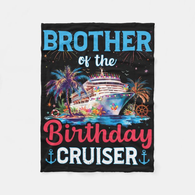 Manta Polar Brother Of The Birthday Cruiser Funny Cruise Birth (Anverso)