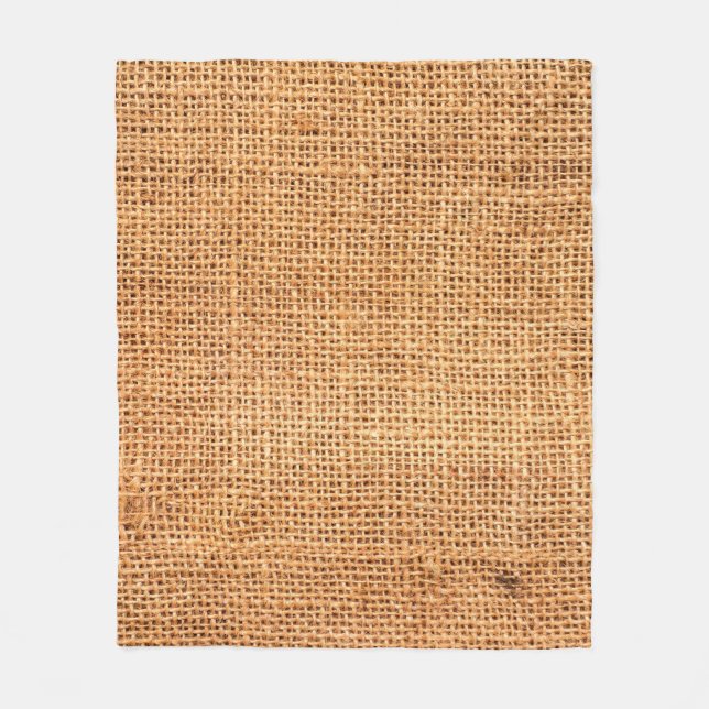 Manta Polar Brown burlap cloth background or sack cloth (Anverso)