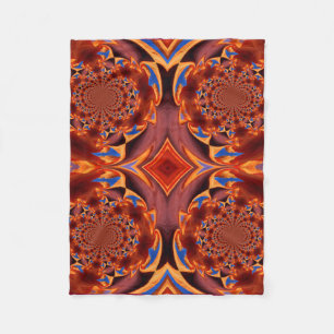 Manta Polar Brown Design Swirle Fleece Baby Blanket