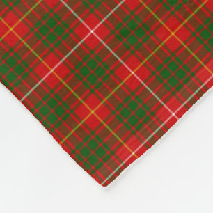 Manta Polar Bruce tartan green plon