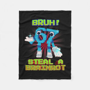 Manta Polar Bruh 67 Seis Siete 6-7 Divertido Meme de Brainrot