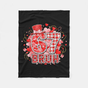 Manta Polar Bruh 67 Seis Siete 6 7 Meme San Valentín Divertido