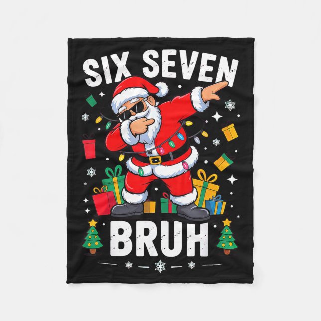 Manta Polar Bruh 67 Six Seven Santa Dabbing Christmas  (Anverso)