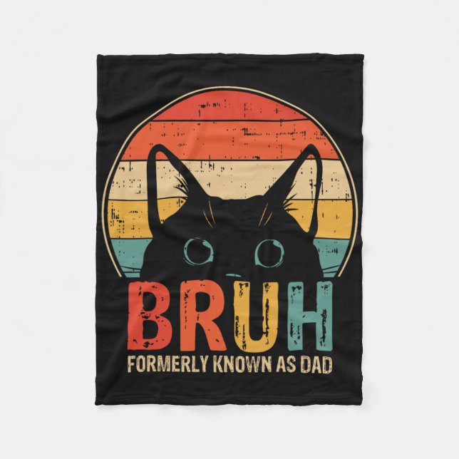 Manta Polar Bruh Antes Conocido Como Regalos Graciosos De Papá (Anverso)