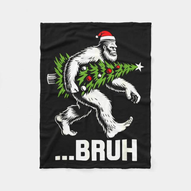 Manta Polar Bruh Bigfoot Christmas Funny Christmas Tree Xmas S (Anverso)