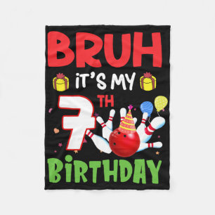Manta Polar Bruh, es mi sétimo cumpleaños, boliche de cumpleañ