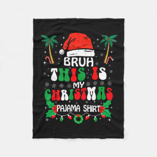 Manta Polar Bruh Esta Es La Noche Graciosa De Mis Navidades Pa
