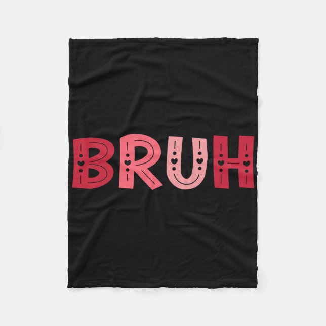 Manta Polar Bruh Funny Meme Brother Greeting Teens Boy Men Val (Anverso)