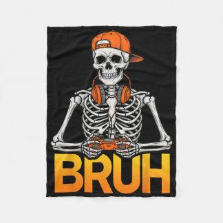 Manta Polar Bruh Gamer Skeleton Halloween Video Game Controlle