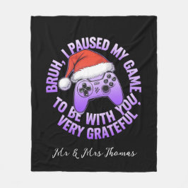 Manta Polar Bruh, he parado mi juego para estar contigo