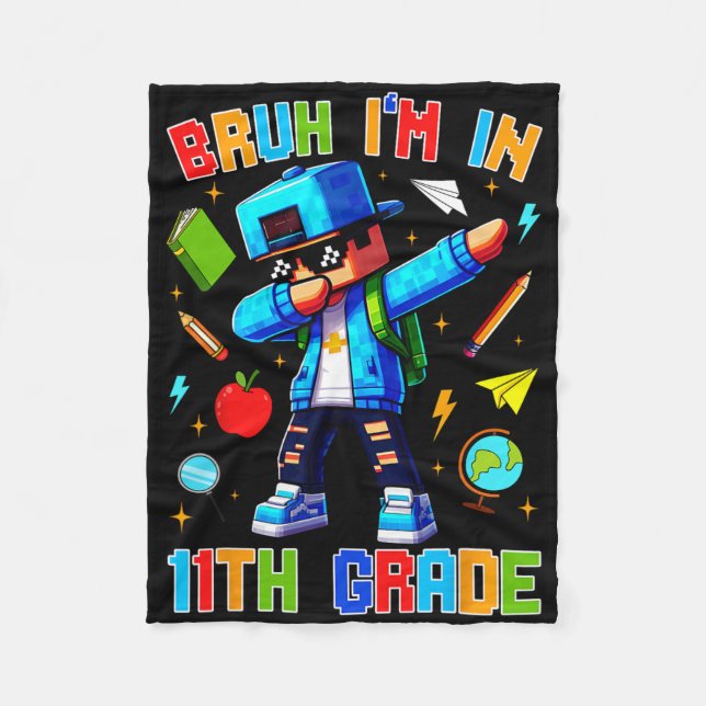 Manta Polar Bruh I'm In 11th Grade Dabbing Funny Gamer Ck To S (Anverso)