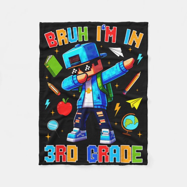 Manta Polar Bruh I'm In 3rd Grade Dabbing Funny Gamer Ck To Sc (Anverso)