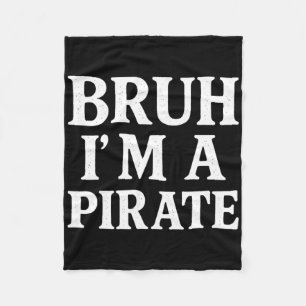 Manta Polar Bruh Lazy Halloween pretender que soy un pirata B